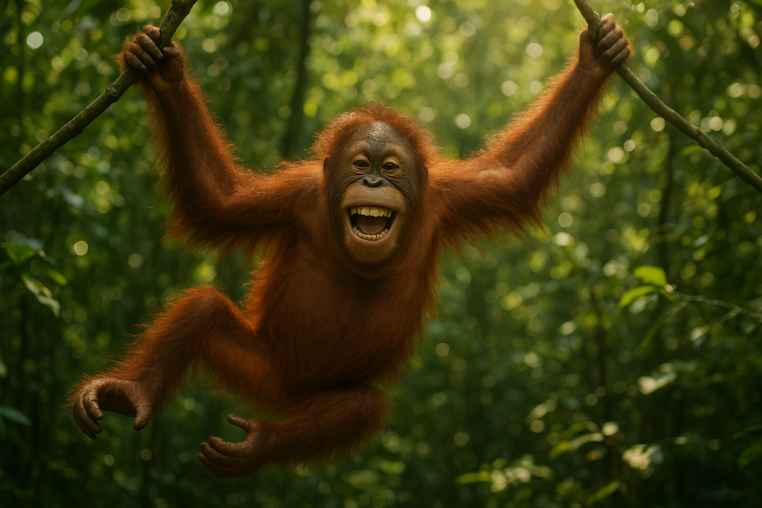 Moppen over orang-oetans