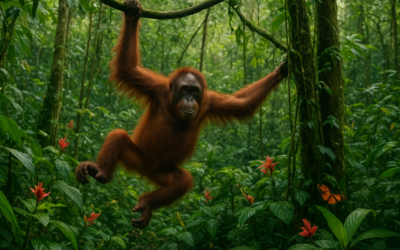 Spelletjes met een orang-oetan-thema