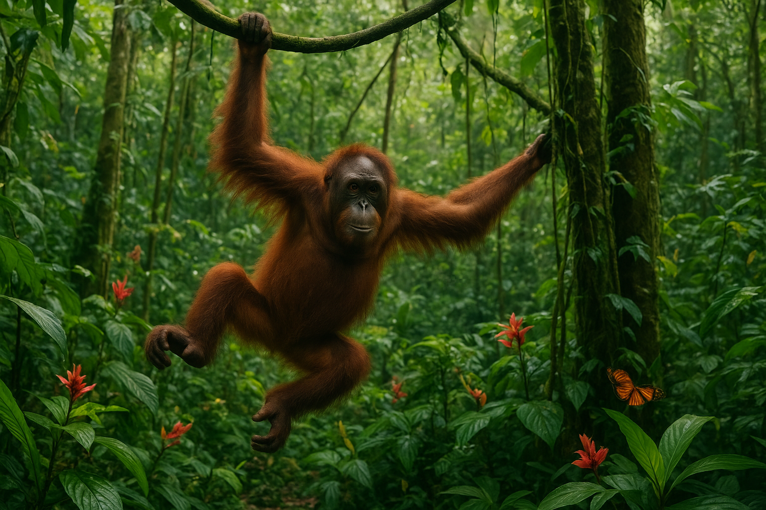 Spelletjes met een orang-oetan-thema